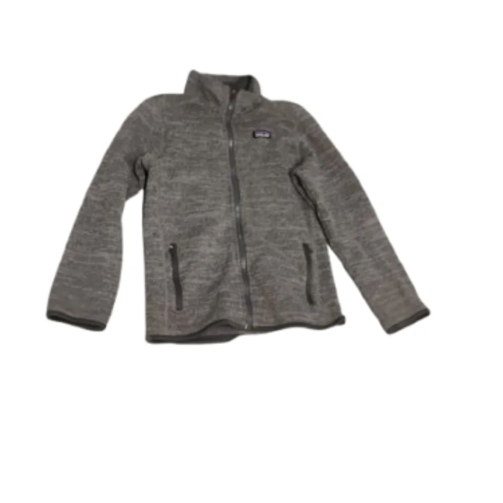 Patagonia Boys Better Sweater Full Zip Fleece Jacket Sz L 12